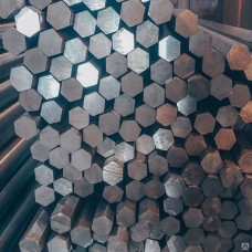 Пруток стальной х/т шестигранный калиброванный А12 22 мм