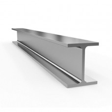 Двутавровая балка стальная г/к нормальная 10Б1 С255 100х55х4,1х5,7х12000 мм ГОСТ Р 57837-2017 для строительных конструкций со сварными соединениями