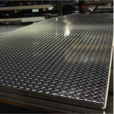 Лист рифленый чечевица 2,5х1200х300 мм ГОСТ 8568-77 для обшивки